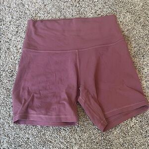 lululemon athletica High-Waisted Purple Shorts
